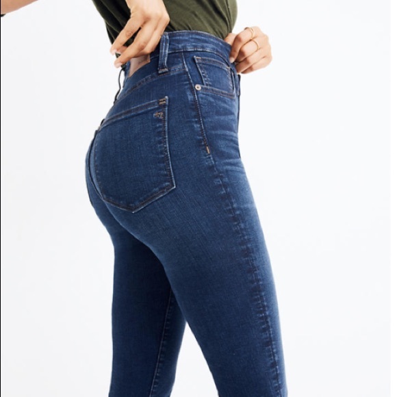 MADEWELL Curvy Hi-Rise Skinny Jeans NWT 25 Tarren - Picture 4 of 5